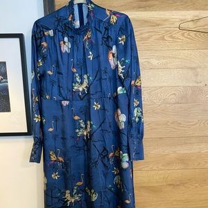 Pietro Brunelli blue maternity dress